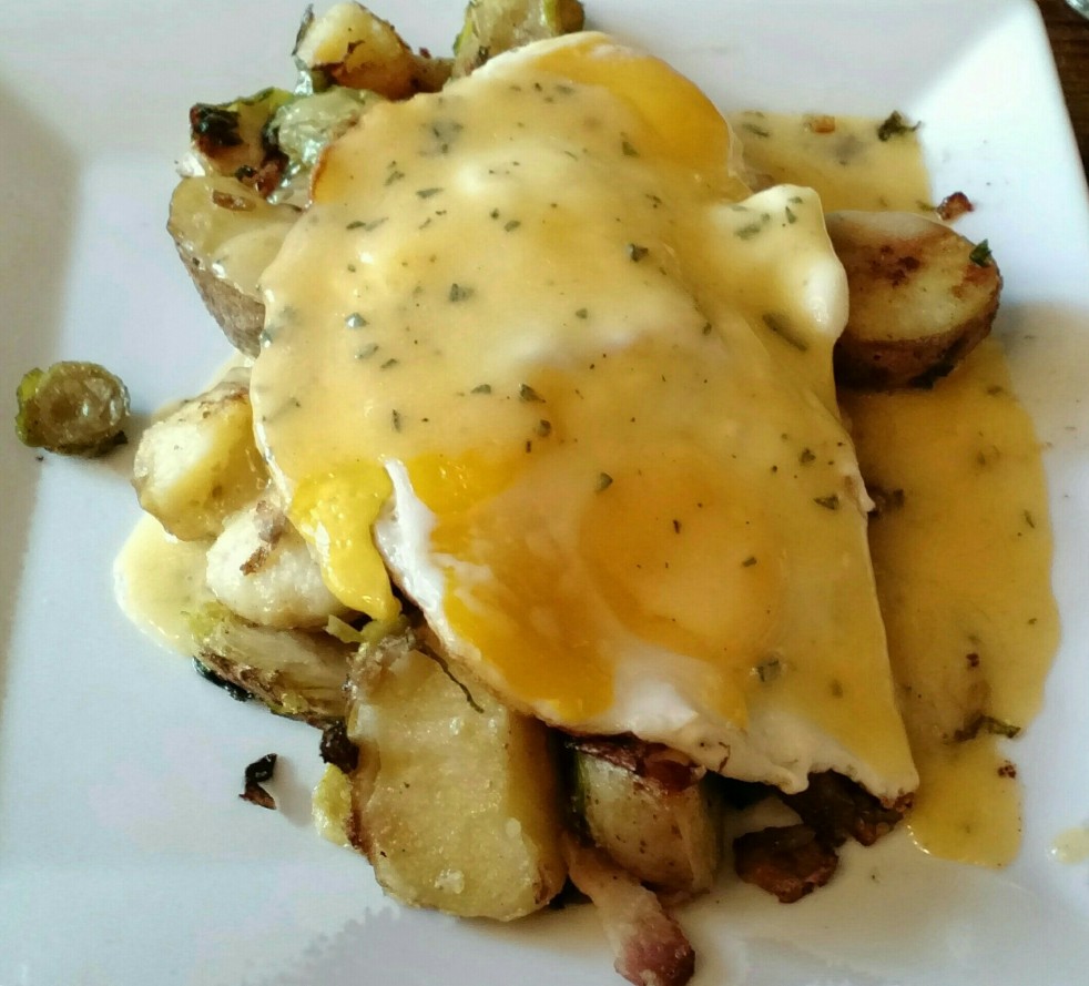 Brussels Sprouts Hash at City Beer Hall